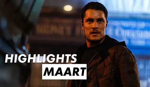 Ontdek wat er nieuw is in maart bij CANAL+, Film1 en FilmBox.